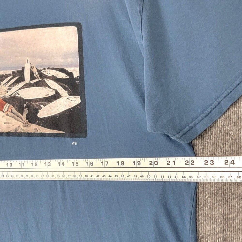 O'Neill Surf Co T-Shirt Mens XXL 2X Blue Bernie Baker Collaboration Surfing Tee - Picture 6 of 8